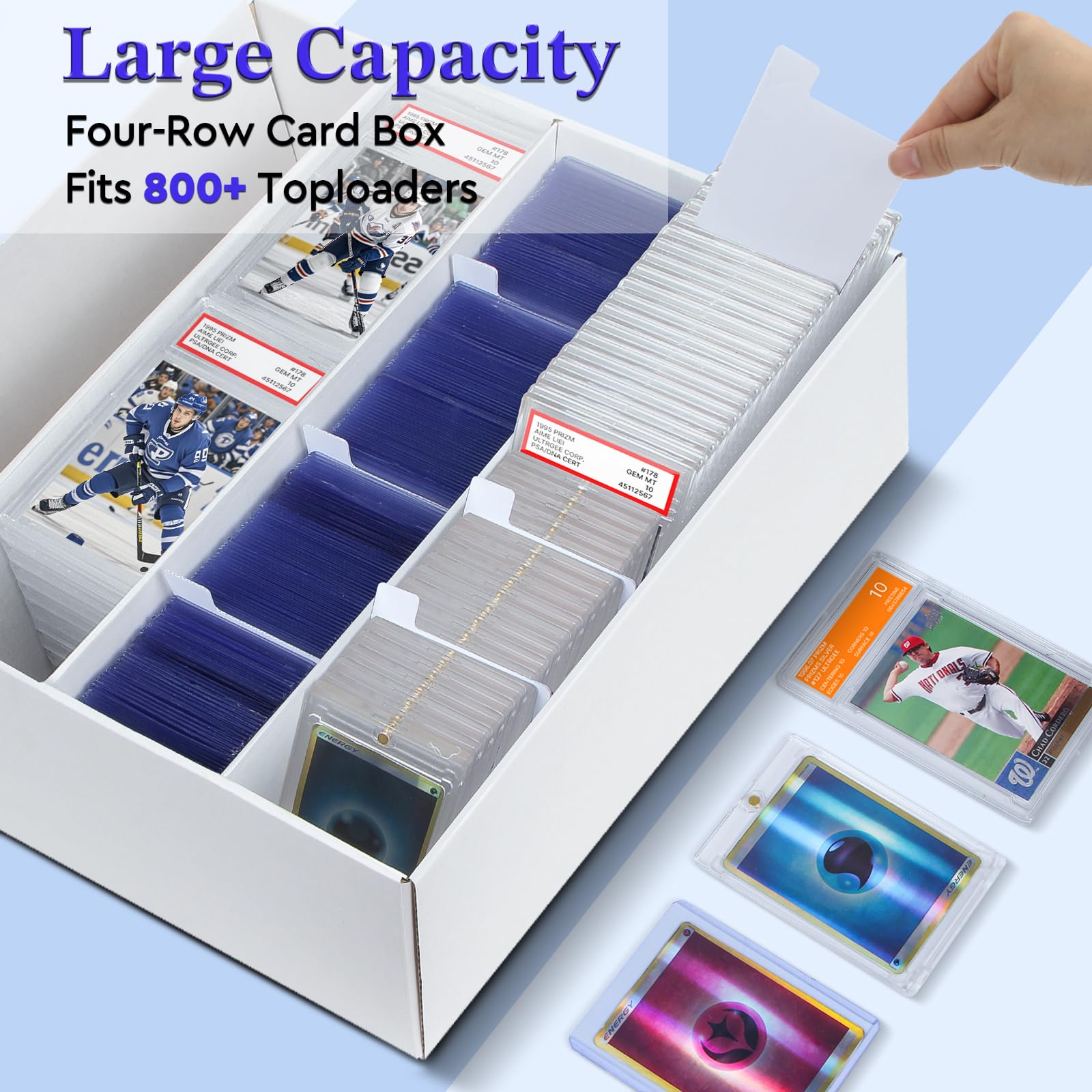 ULTRGEE box beside PSA/HGA slabs demonstrates compatibility with tall slabs.