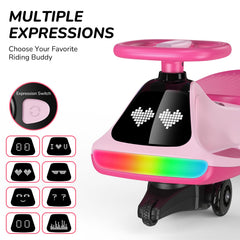 Umatoll flashing wheel detail highlighting lighted wheels for night visibility