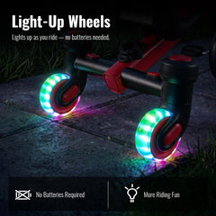 Umatoll parent push handle in use enabling guided steering and control