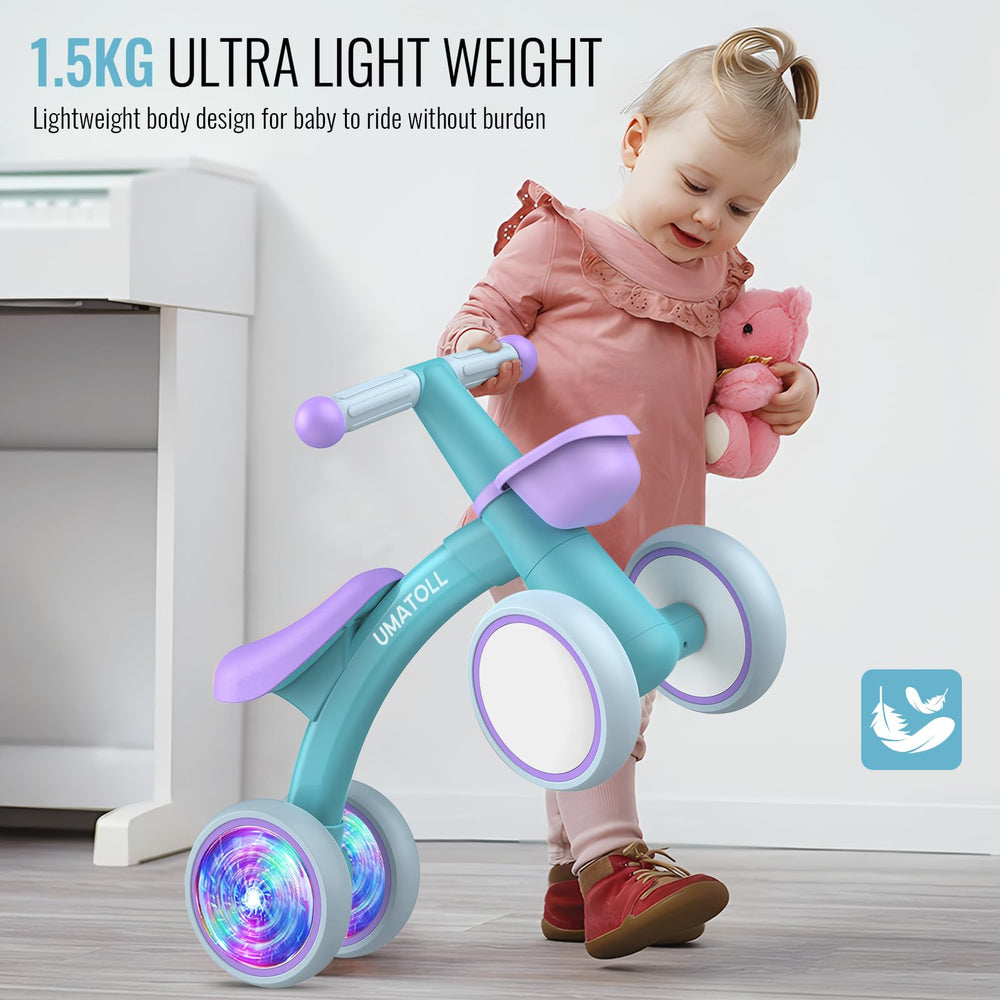 Umatoll removable basket lets little ones carry toys and treasures.