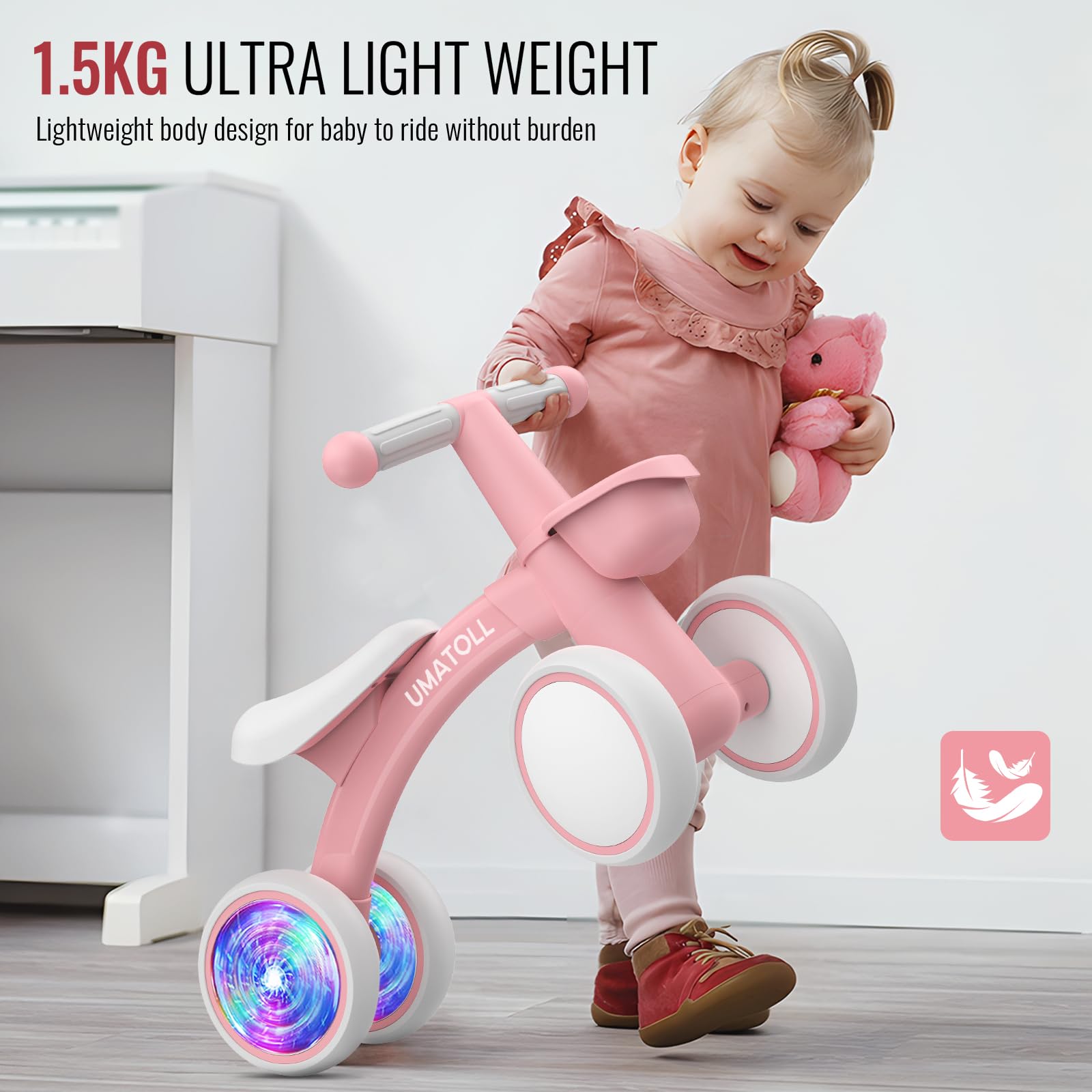 Umatoll safety features include a 135-degree limiter for stability.