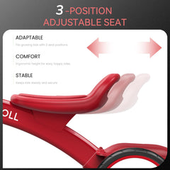 Umatoll toddler tricycle adjustable seat in action for growing kids