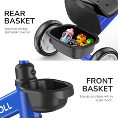 Umatoll tricycle blue three position seat close up