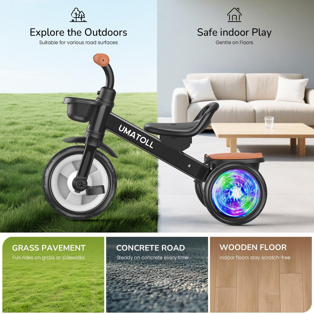 Umatoll tricycle packaging signals a gift-ready presentation