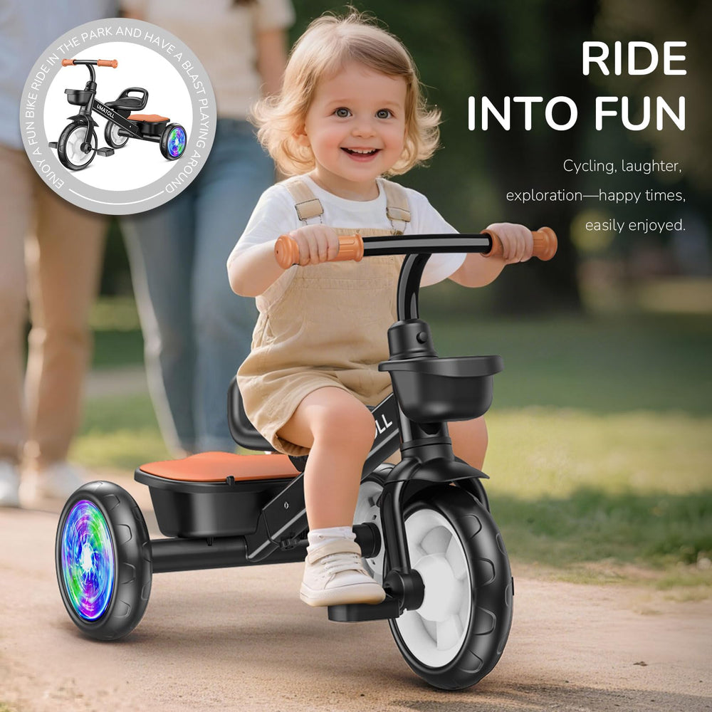 Umatoll tricycle rear basket perfect for treasures during outdoor trips