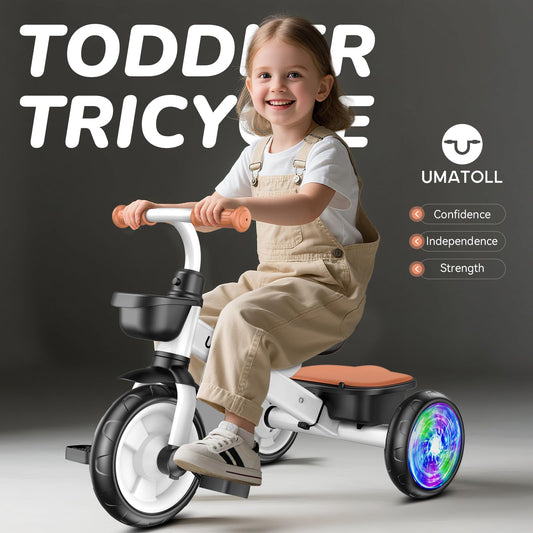 Umatoll tricycle rear basket for carrying treasures on adventures