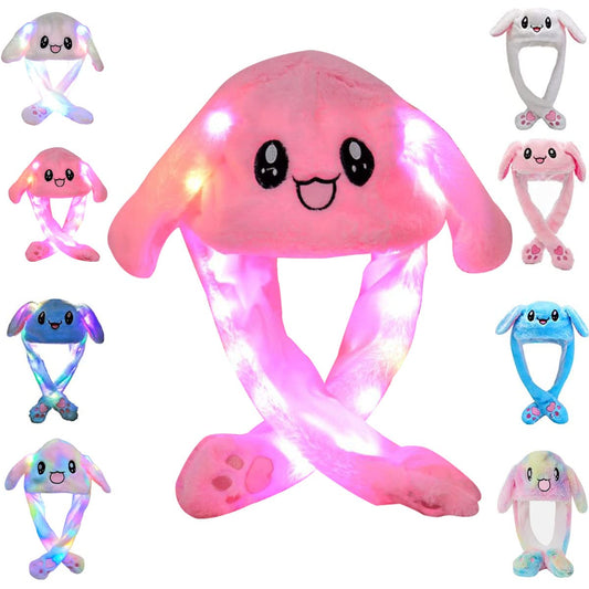 umbresen Bunny Hat LED glow highlights festive photos