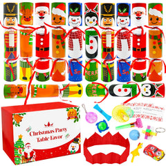 UMEELR Christmas cracker hats brighten the table for festive moments.