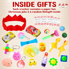 UMEELR Christmas table decor crackers enhance holiday centerpiece appeal.