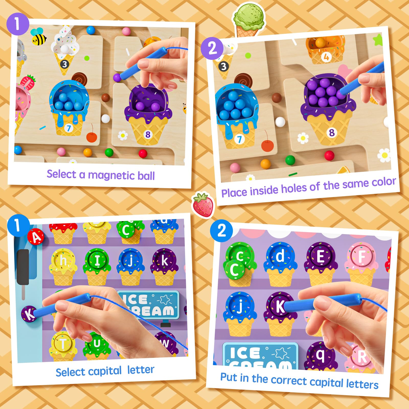 UMEREACT smooth-edge design ensuring safe handling for kids