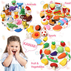 UMIKU Easter egg fillers erasers fit festive baskets and fun quizzes