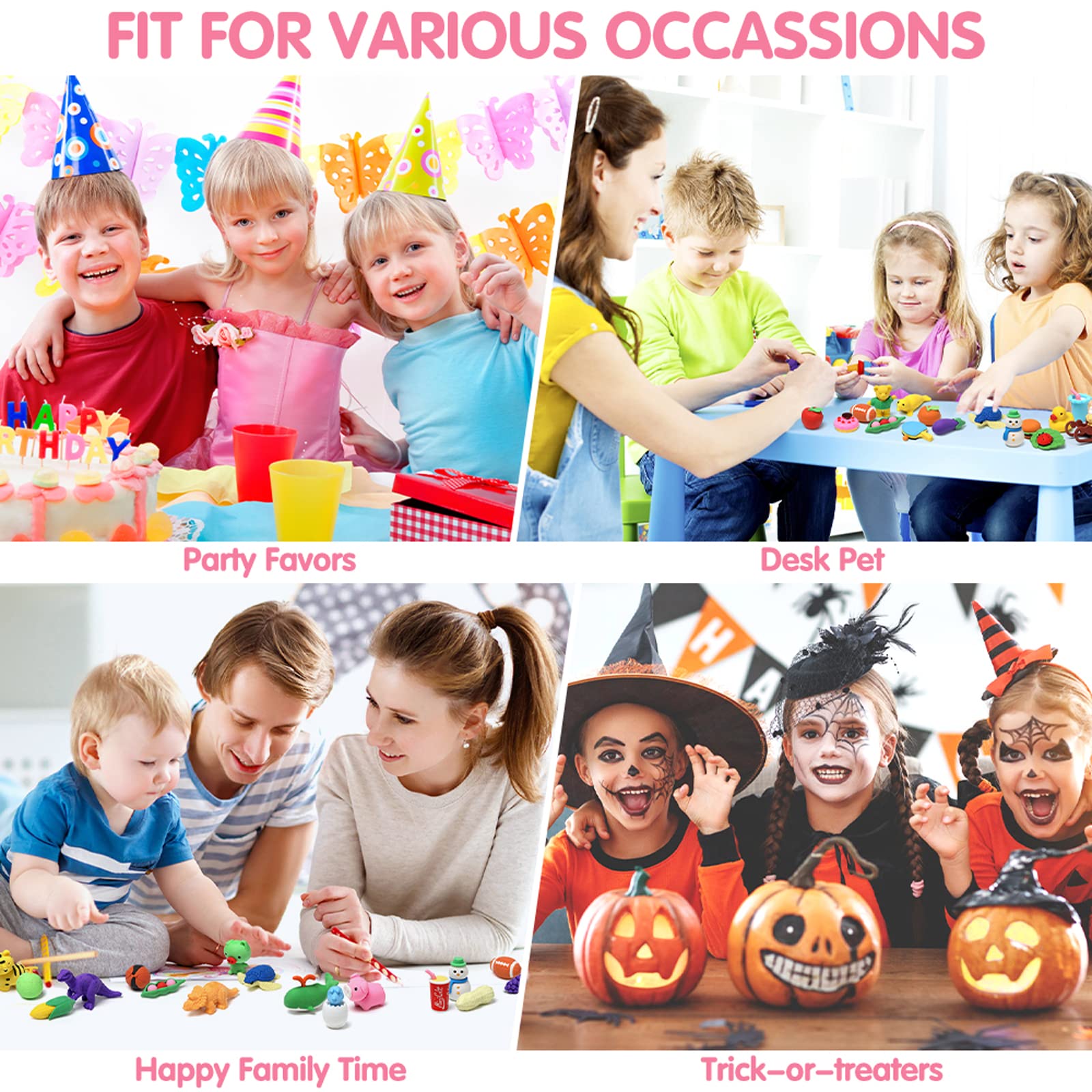 UMIKU sports-themed erasers support group games and learning activities