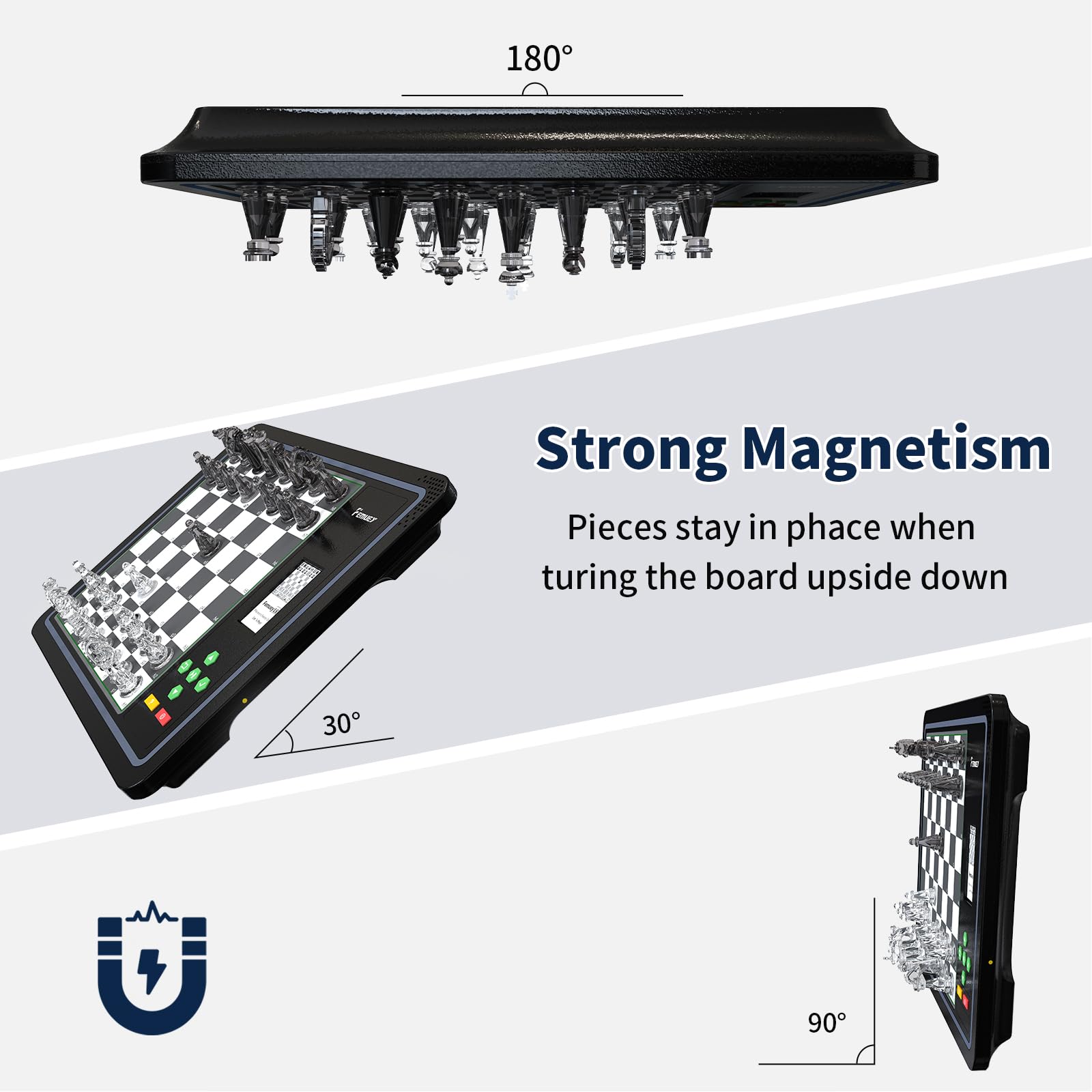 umissfun Electronic Chess Set AI opponent engages you at your level