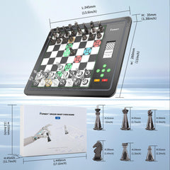umissfun Electronic Chess Set Training mode supports skill building