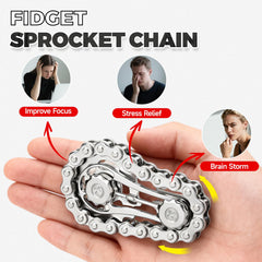Umnodobn metal chain fidget providing subtle sensory input at desk