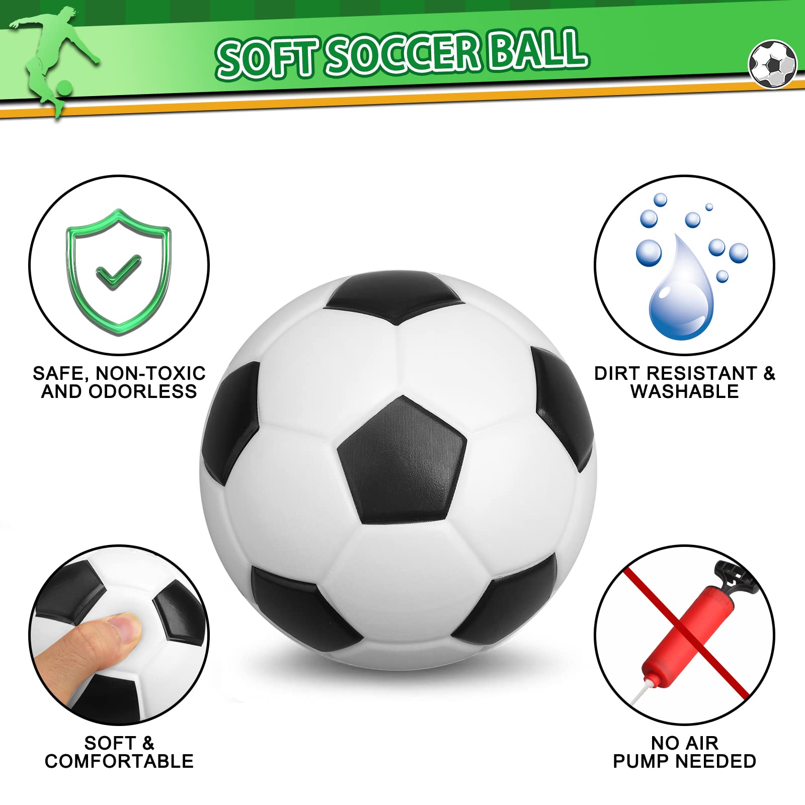 Umnodobn sensory mini soccer ball supports tactile play for all ages.