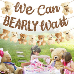 umoni nursery teddy banner decor brings a festive touch