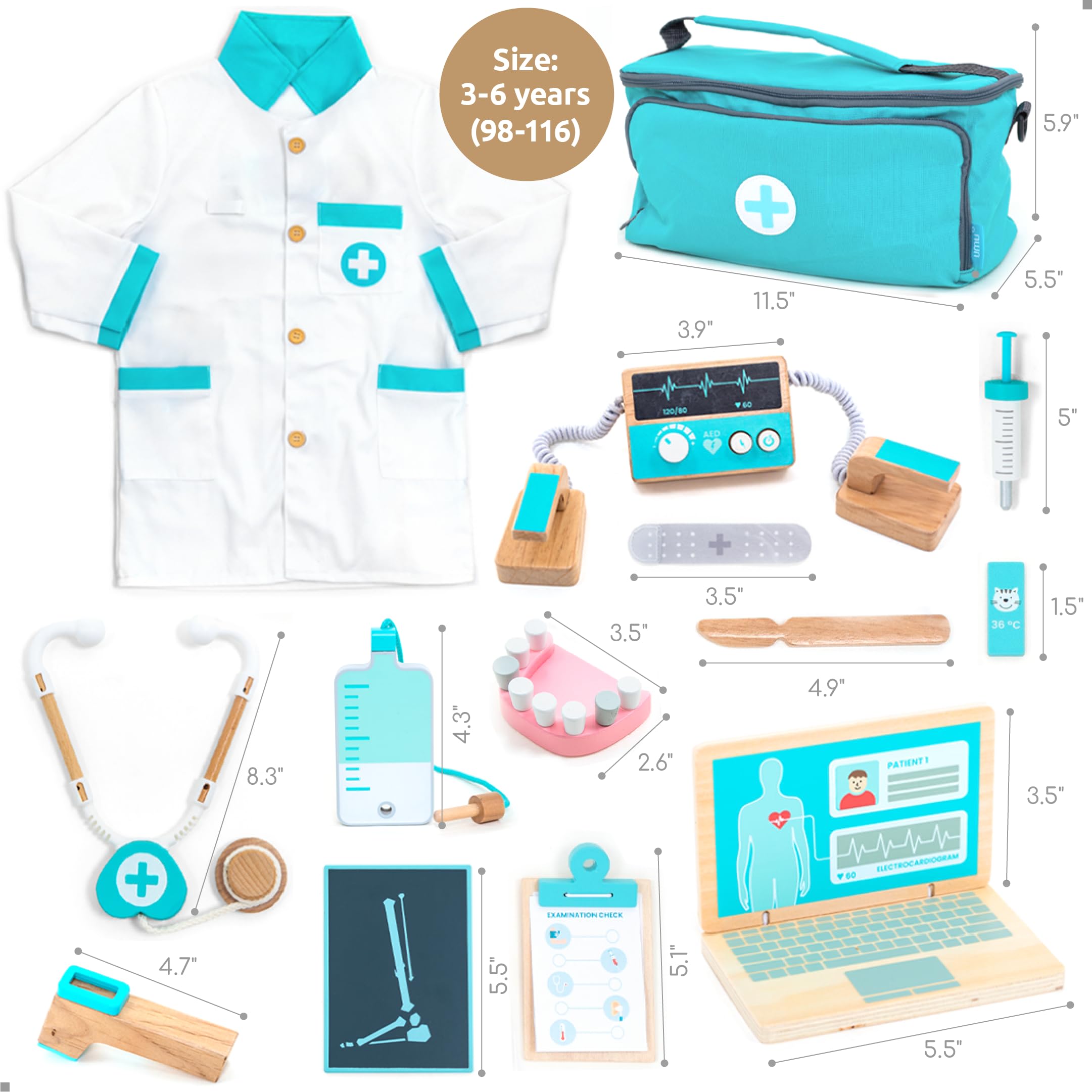 UMU Deluxe defibrillator button promotes engaging, careful role play