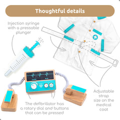 UMU Deluxe wooden dental model helps kids learn teeth care