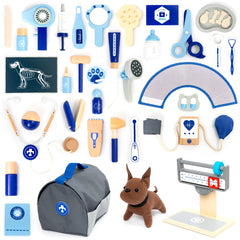 UMU Doctor Kit for Kids 37-piece set with plush dog for imaginative care