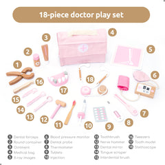 UMU wooden doctor kit blood-pressure-cuff designed for realistic, safe practice