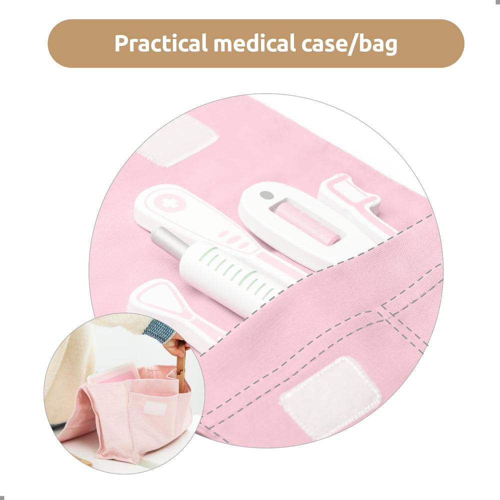 UMU wooden doctor kit tooth model for kids supports dental role play