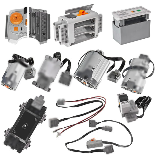 Uncle Brick 12in1 motor power set powering dynamic builds.