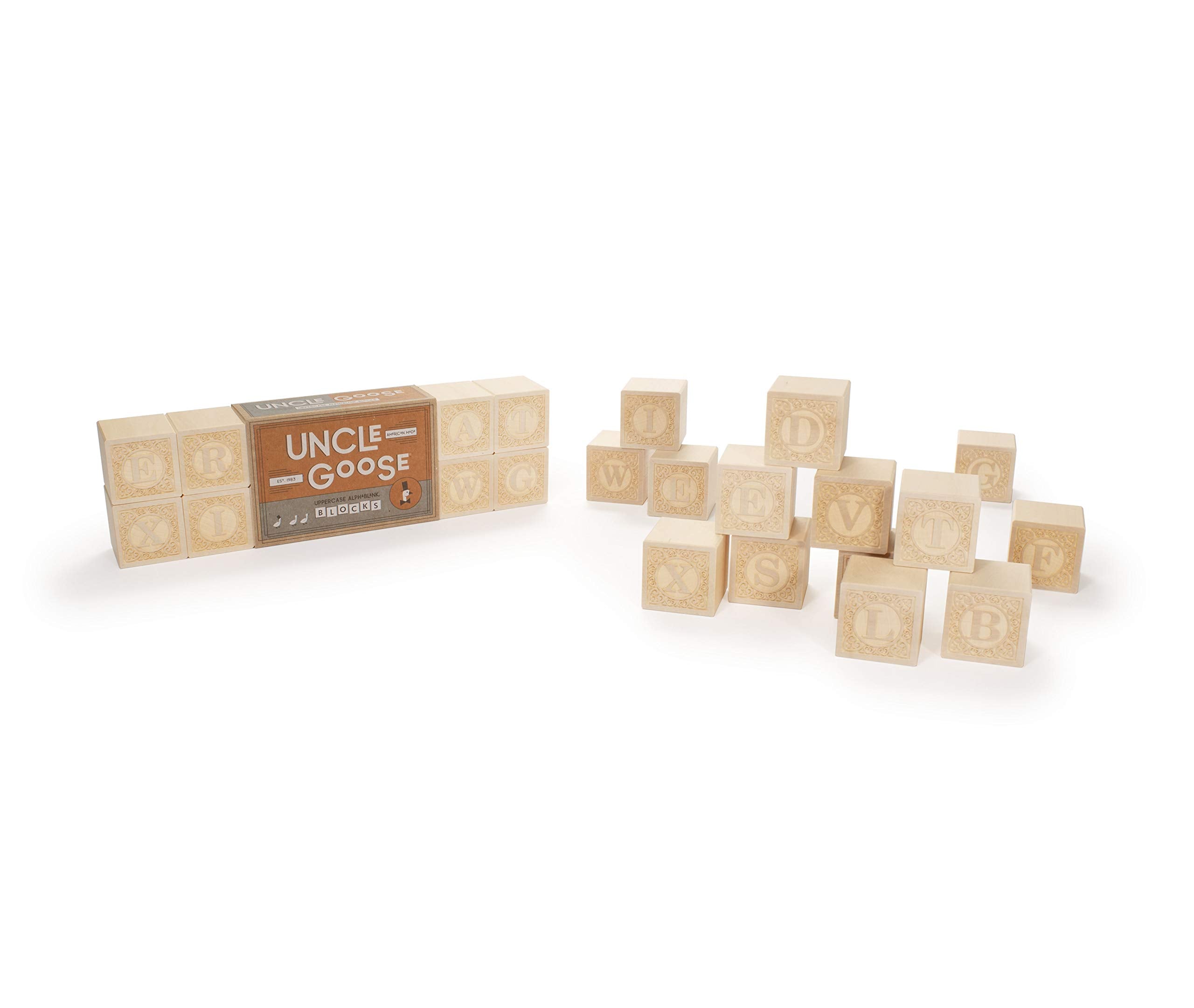 Uncle Goose made in USA blocks emphasize quality and sustainability