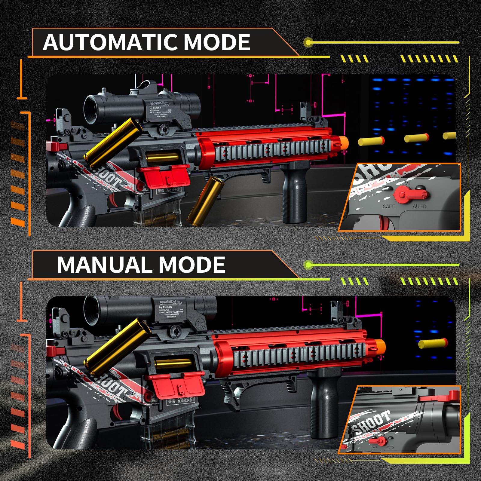 UNCLEKAISSEN scope attachment adds aiming realism to the toy
