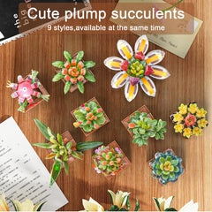 Under the Baubles Flower Botanicals building set's cacti add sculpted texture to displays.