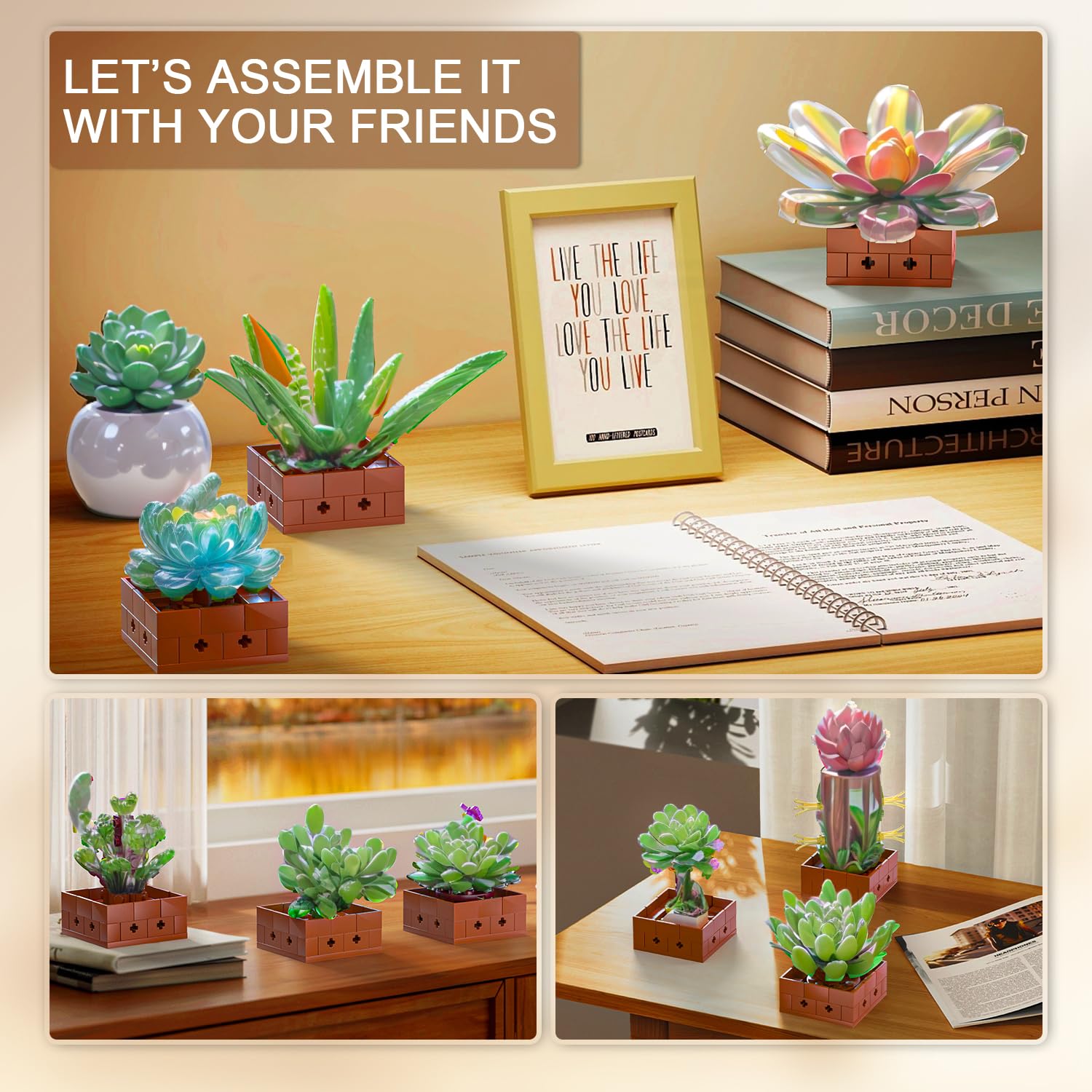 Under the Baubles Flower Botanicals guide helps kids and adults enjoy assembly.