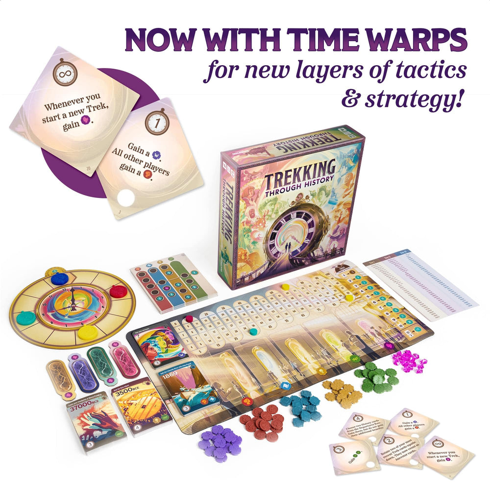 Underdog Games Trekking Through History components feel premium and gift-ready