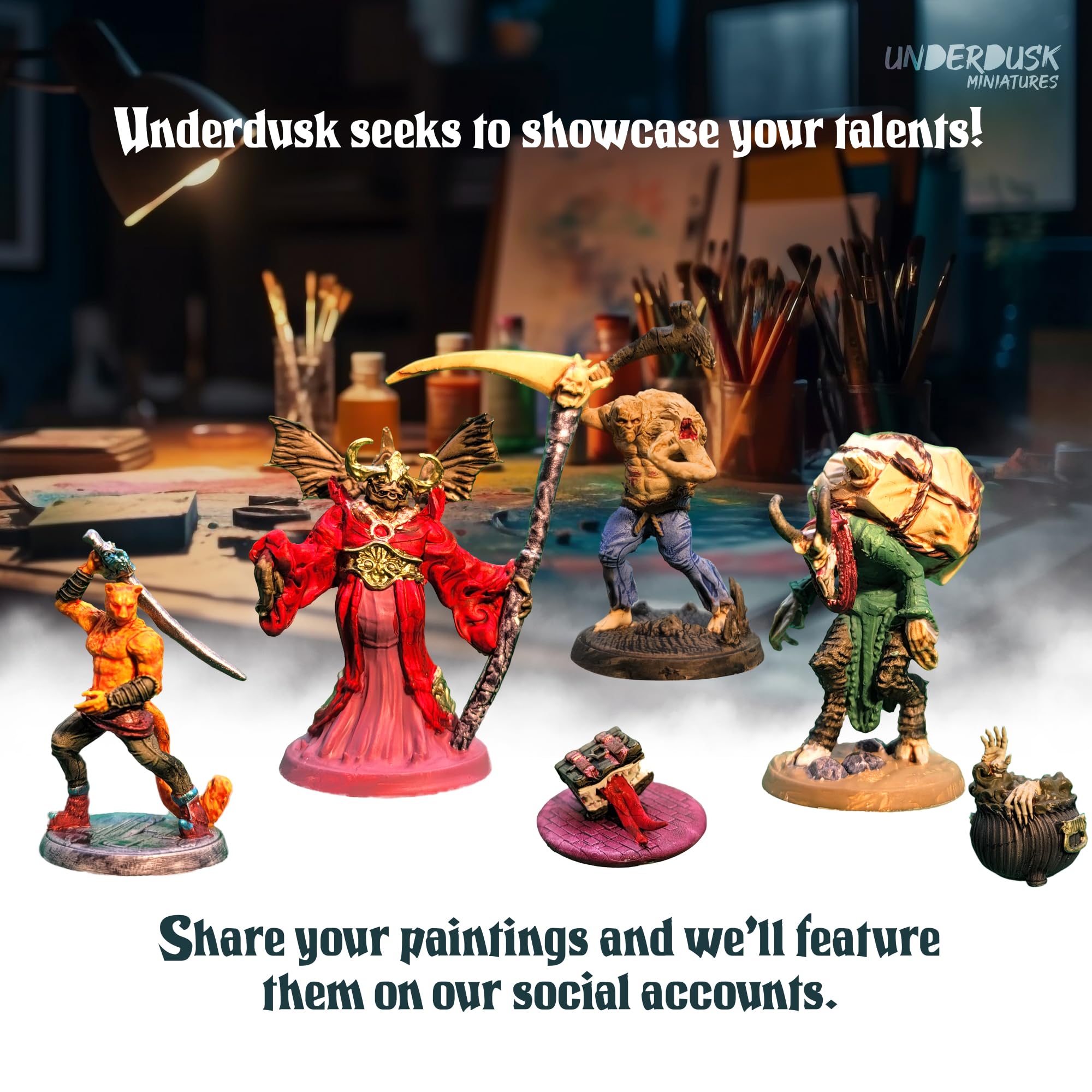 Underdusk durable detailed miniature holds up to repeated playing and painting
