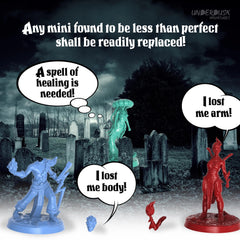 Underdusk Elemental minis collection, ideal for varied encounters and large battles.