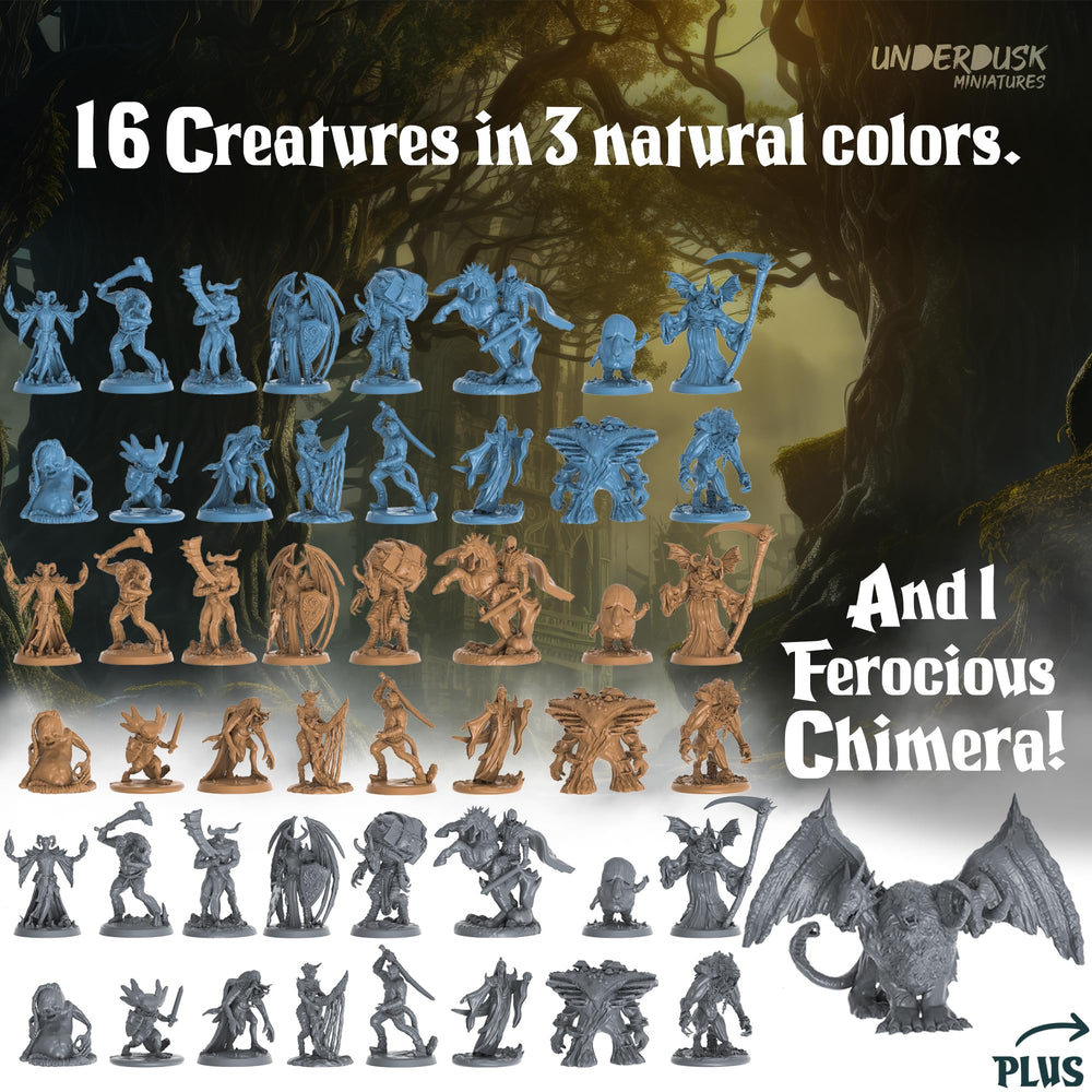 Underdusk mimics in disguise highlight cunning terrain encounters and surprise reveals for clever gameplay.