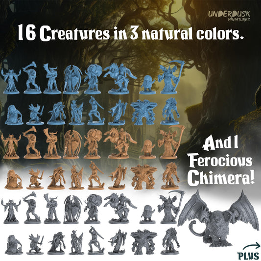 Underdusk mimics in disguise highlight cunning terrain encounters and surprise reveals for clever gameplay.
