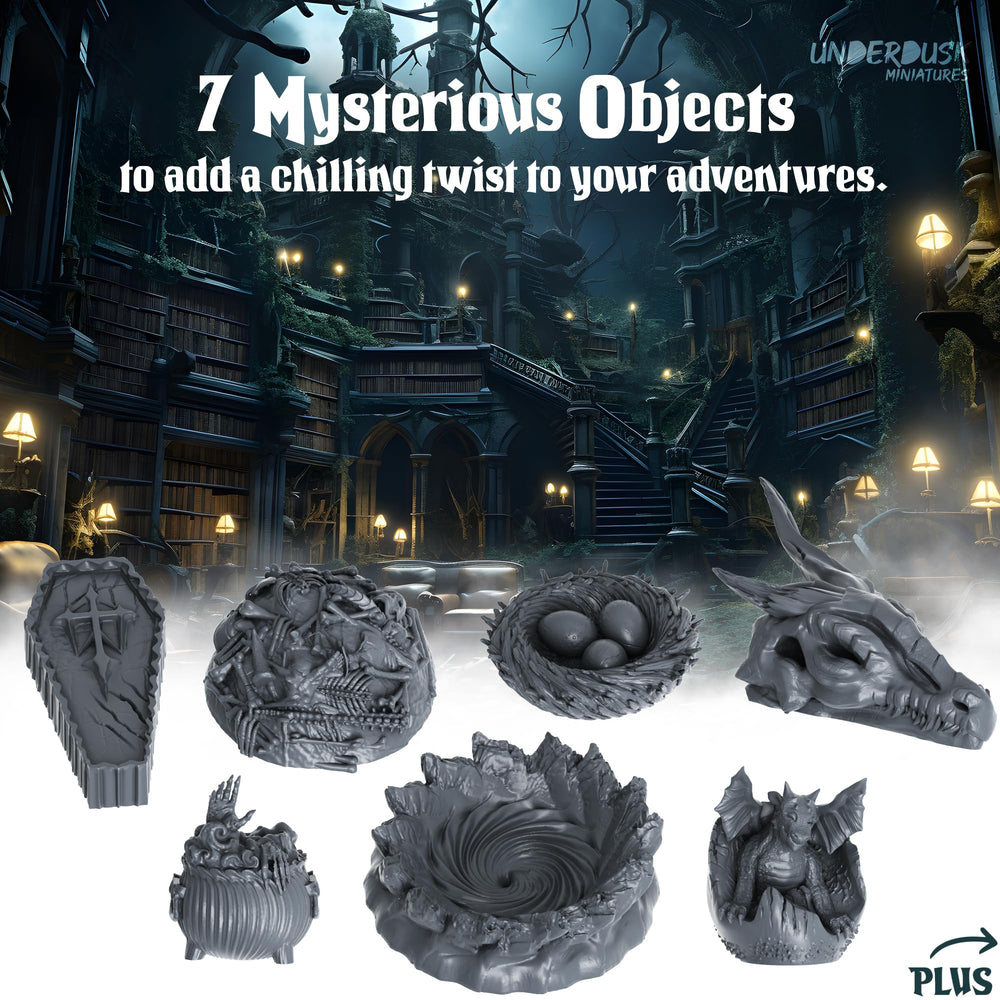 Underdusk mysterious objects miniature hints at ancient artifacts for treasure hunts