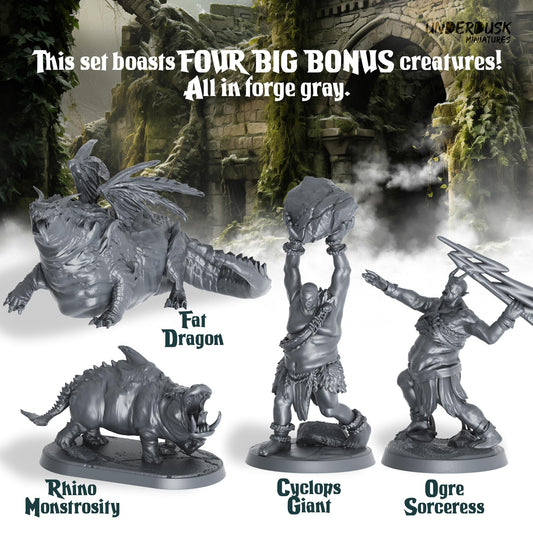 Underdusk Ogre Mage figure adds a menacing boss