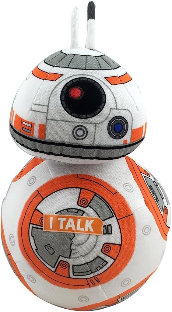 Underground Toys BB-8 talking plush with Episode VII beeps for interactive play.