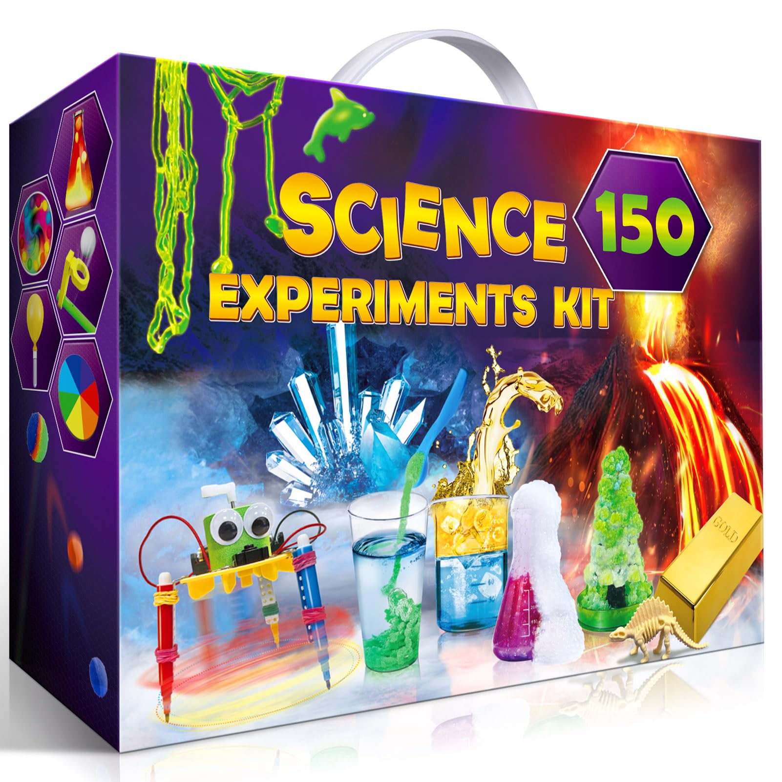 UNGLINGA 150 Experiments volcano kit offers hands-on learning for curious kids.