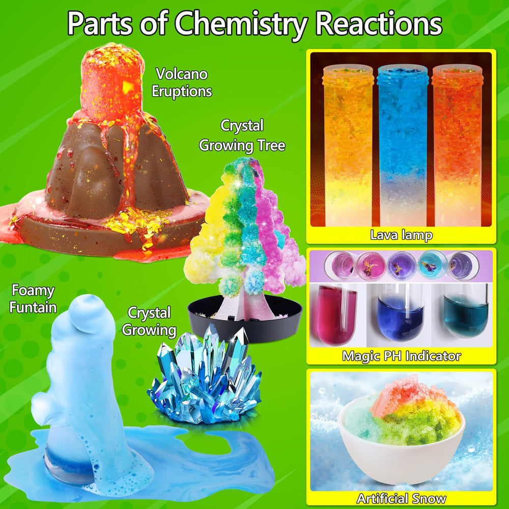 UNGLINGA crystal growth set demonstrates crystal formation