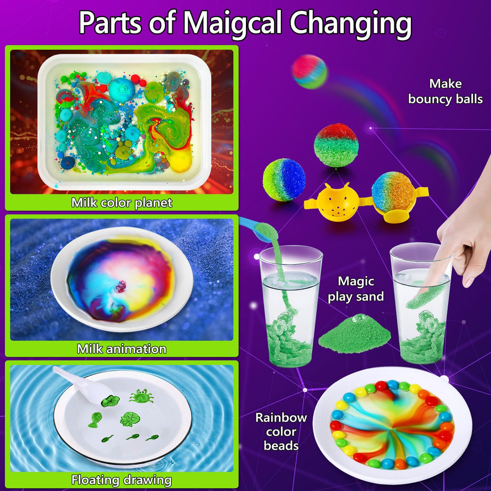 UNGLINGA rainbow walking water color mixing lesson
