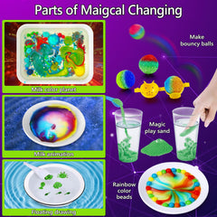 UNGLINGA rainbow walking water color mixing lesson