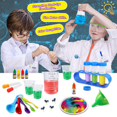 Unglinga measuring tools and beaker support precise observation