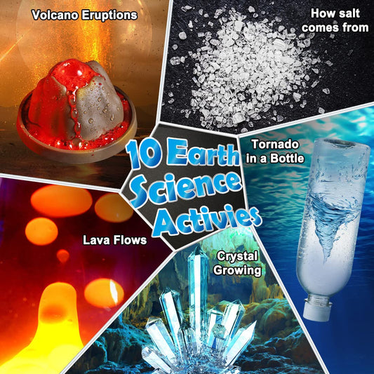 UNGLINGA 70 lab experiments crystal growth demo sparks curiosity and patience
