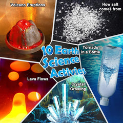 UNGLINGA 70 lab experiments crystal growth demo sparks curiosity and patience