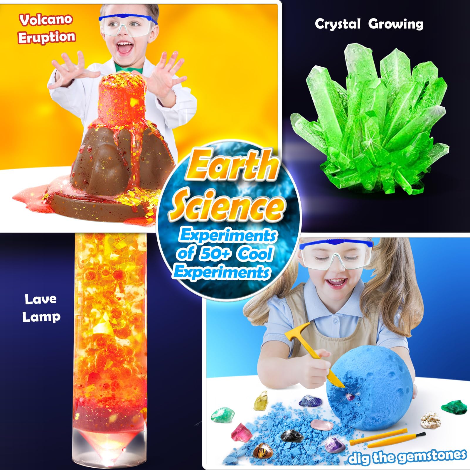 UNGLINGA gemstone discovery activity sparks curiosity and fine motor skills.