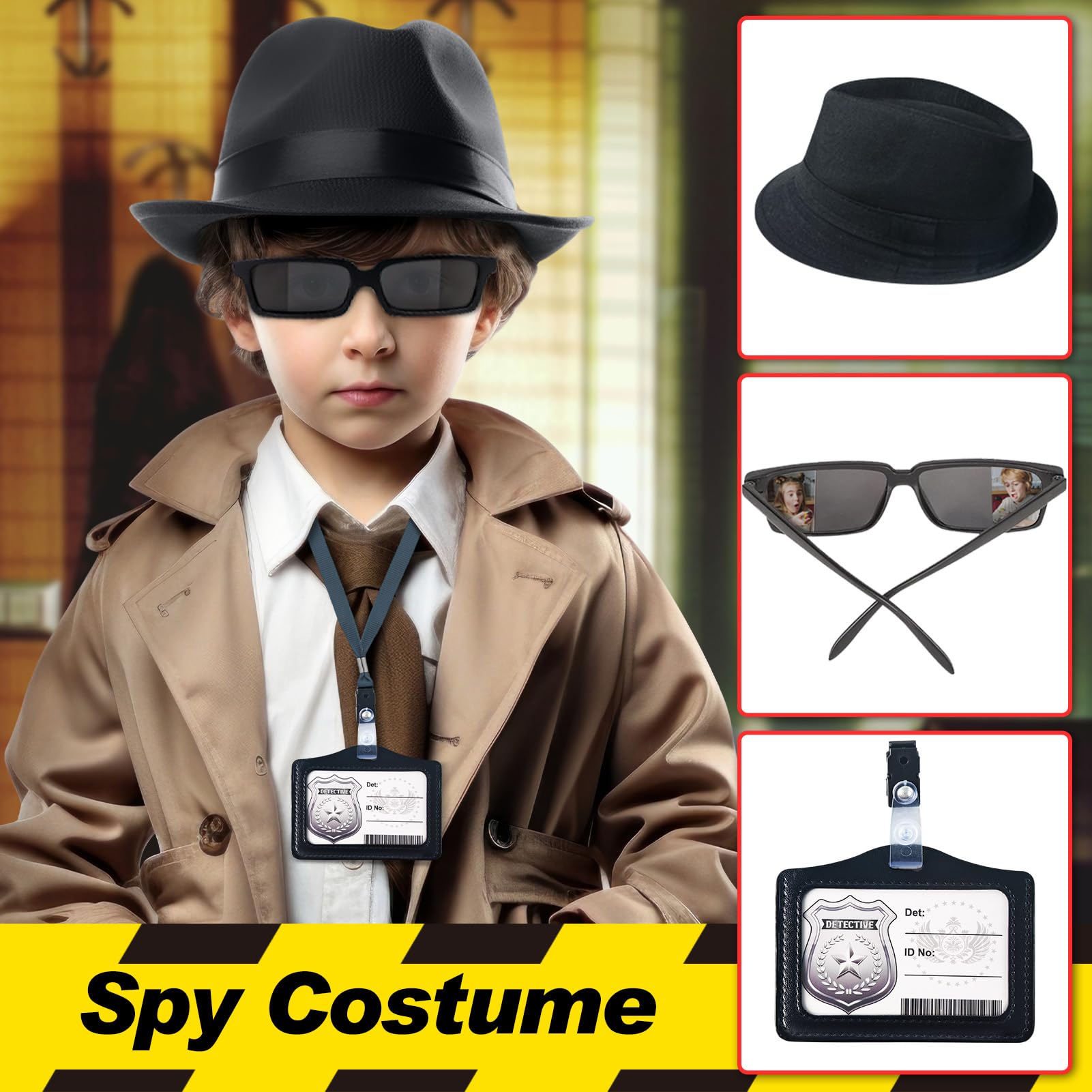 UNGLINGA magnifying glass enhances careful inspection during spy play
