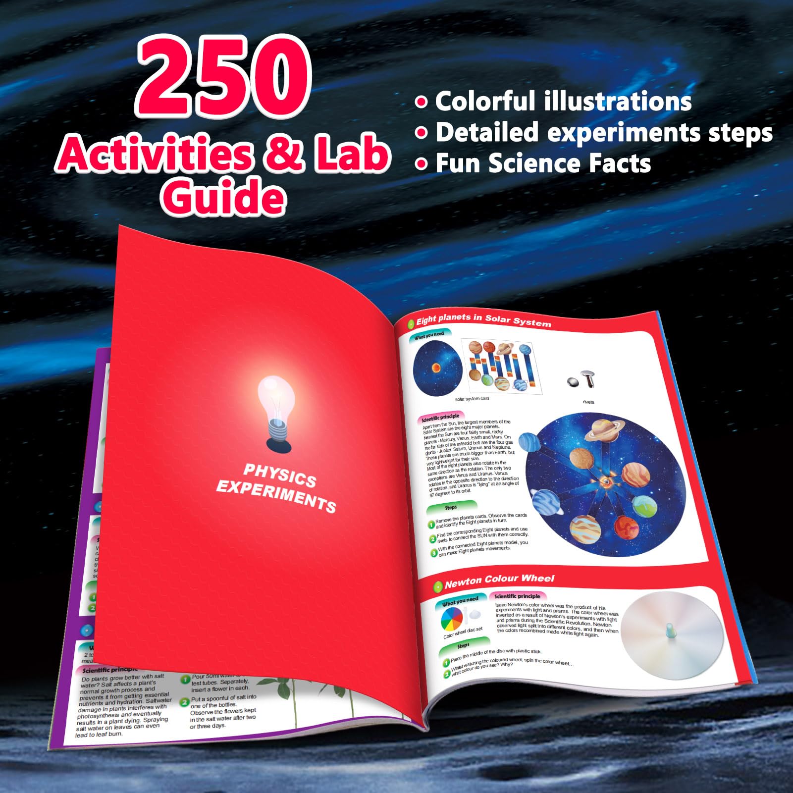 UNGLINGA lava lamp creation showing color-changing reactions for visual science fun