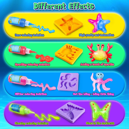 UNGLINGA Magic Water Elf Kit with 18-color palette enables vibrant elf creations.